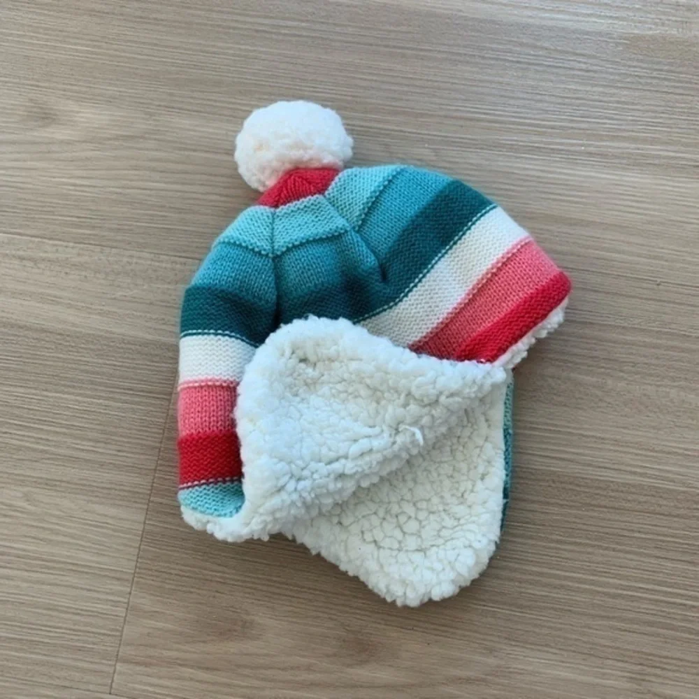 John Lewis Knit Trapper Hat 6-12 months